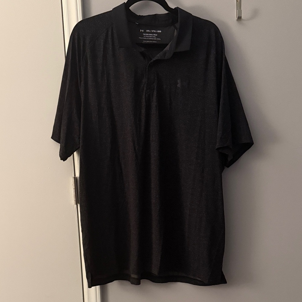 Under Armour Men's Black Polo Shirt